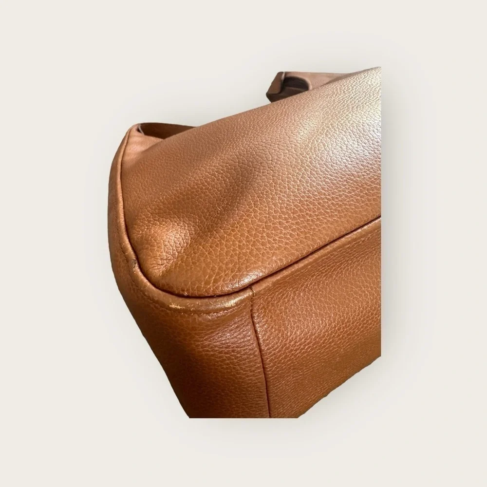 Longchamp leather shoulder bag